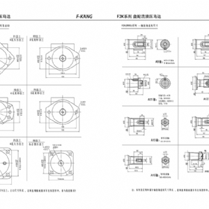 F2KW車輪系列擺線液壓馬達(dá)